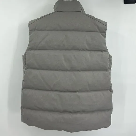 Lululemon Mens‎ Wunder Puff Vest Tech Canvas NWT Sz L Mid Warmth in Gull Gray - Picture 4 of 13
